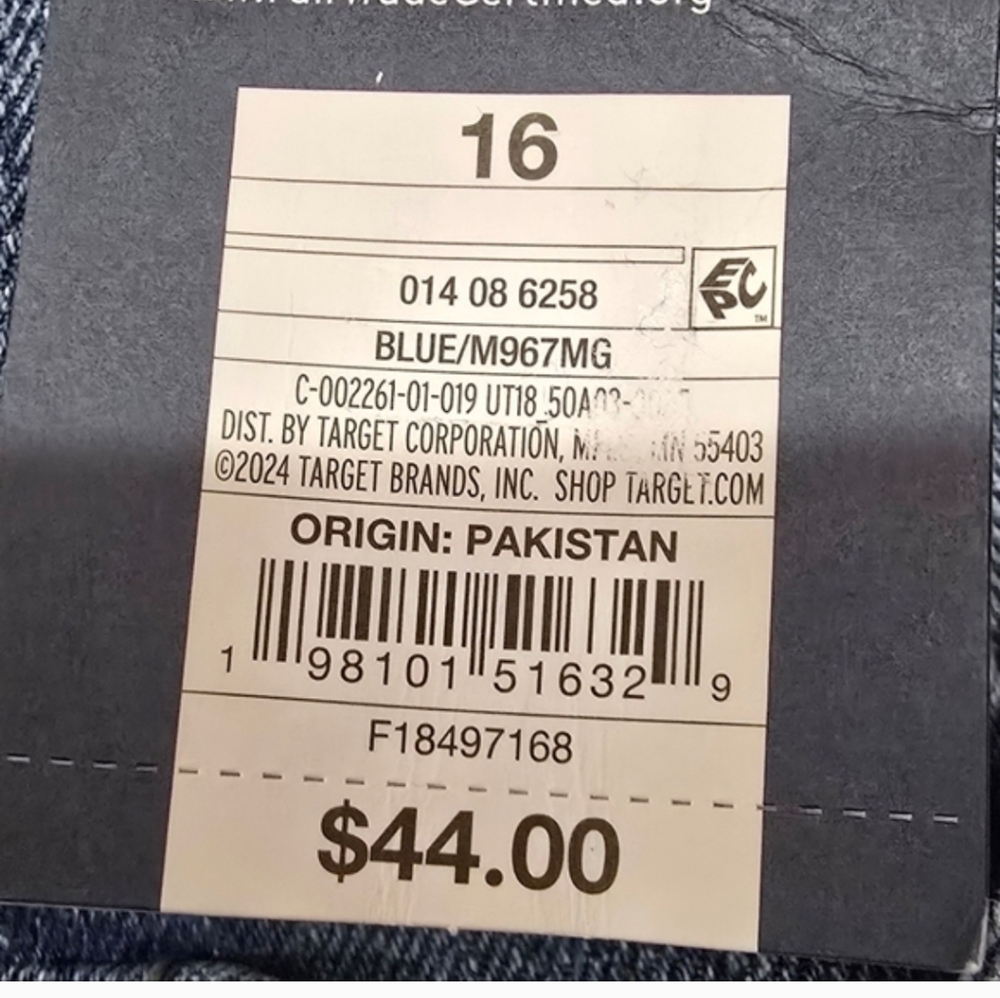 Universal Thread Light Blue Denim Overalls - Picture 6 of 7